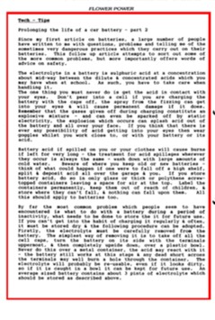 Tech Tips — Prolonging the Life of a Car Battery (Part 2)